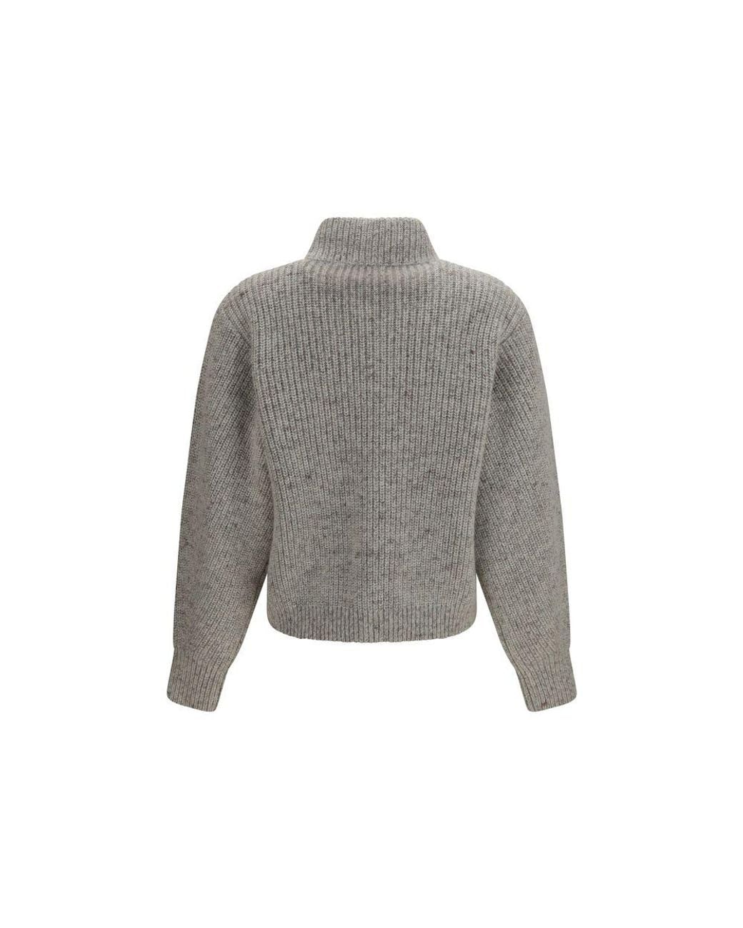 Fabiana Filippi Gray Wool Oves Aries Sweatshirt