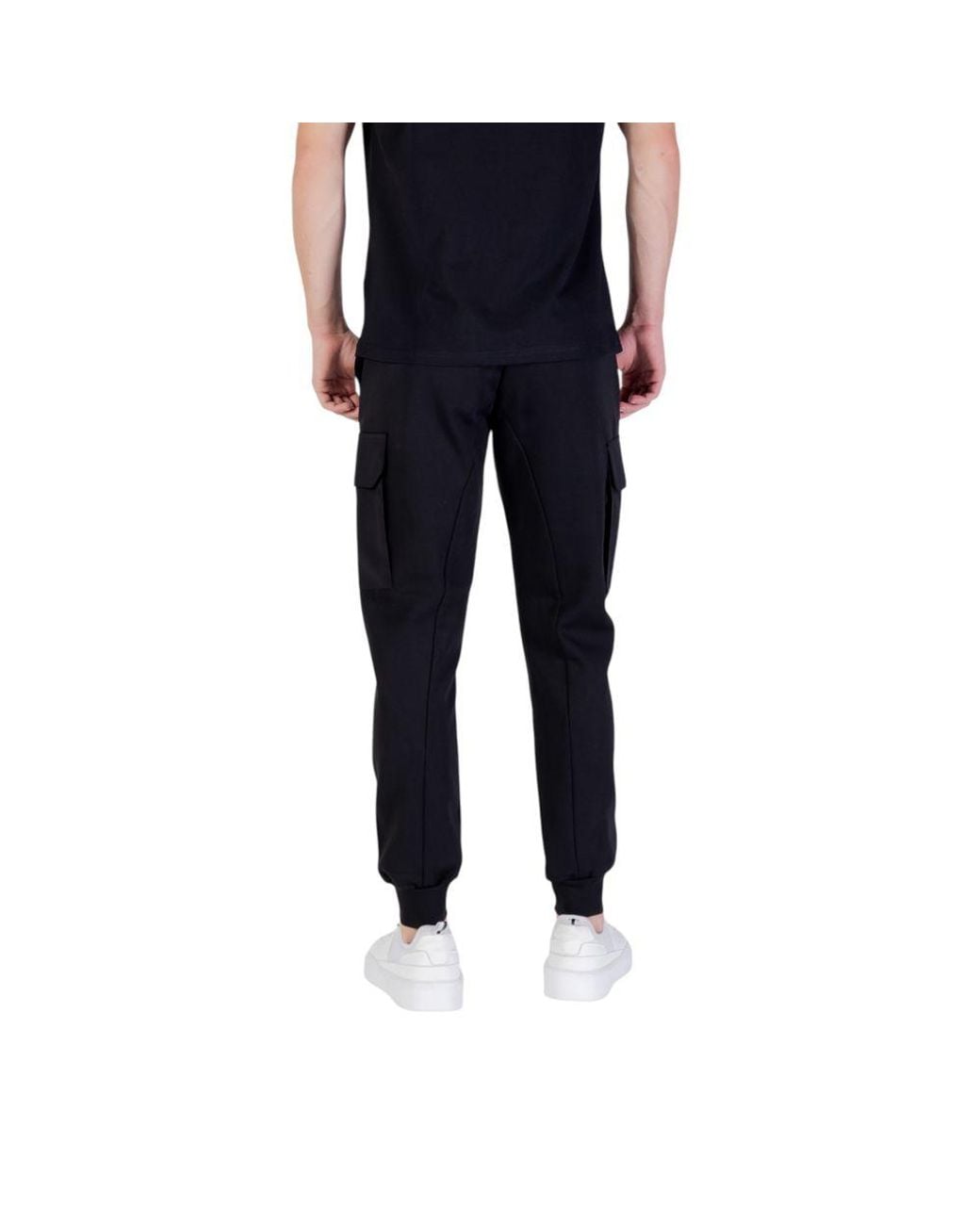 Antony Morato Black Cotton Joggers (workout Pants) for men