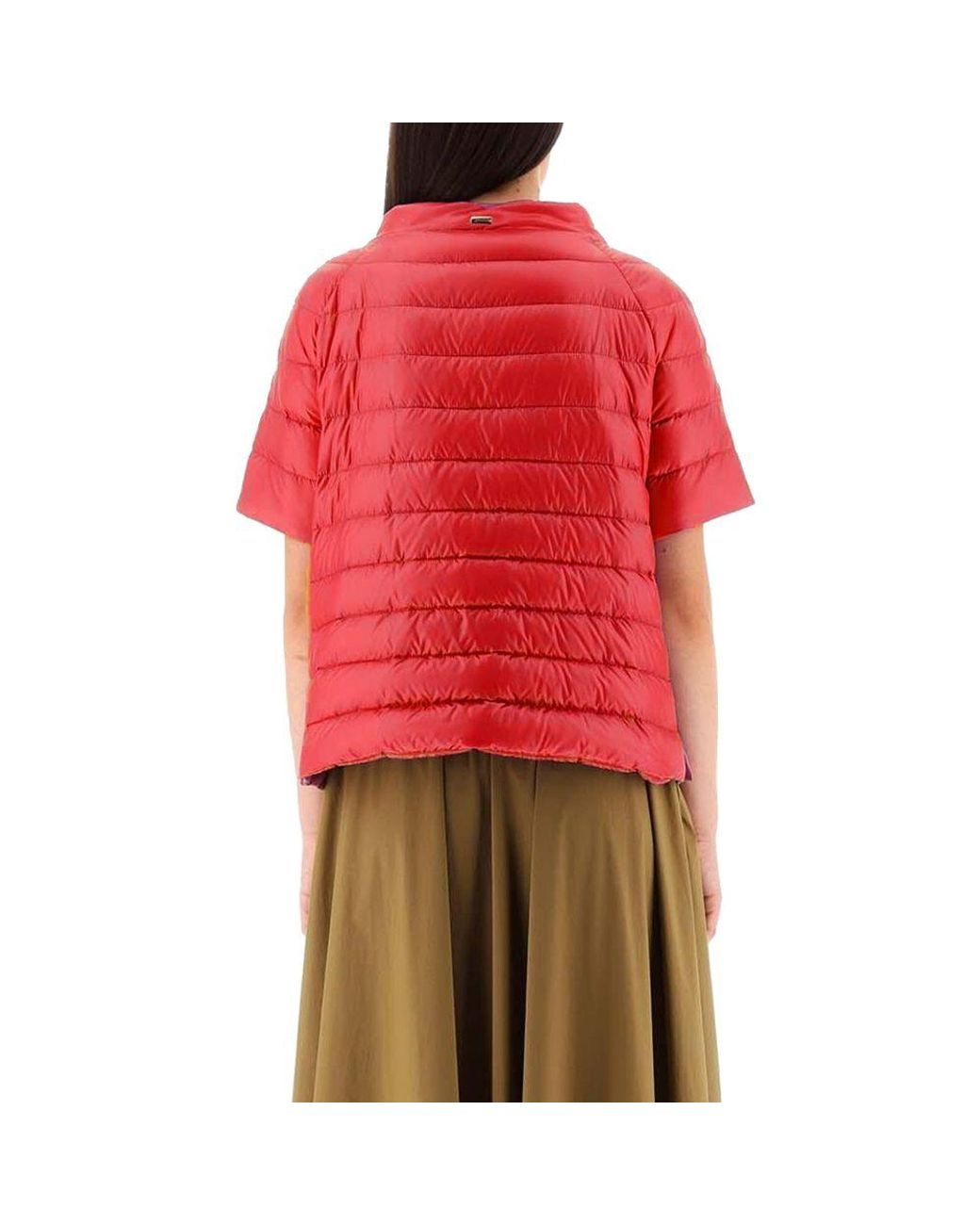 Herno Red Multicolor Polyamide Full
