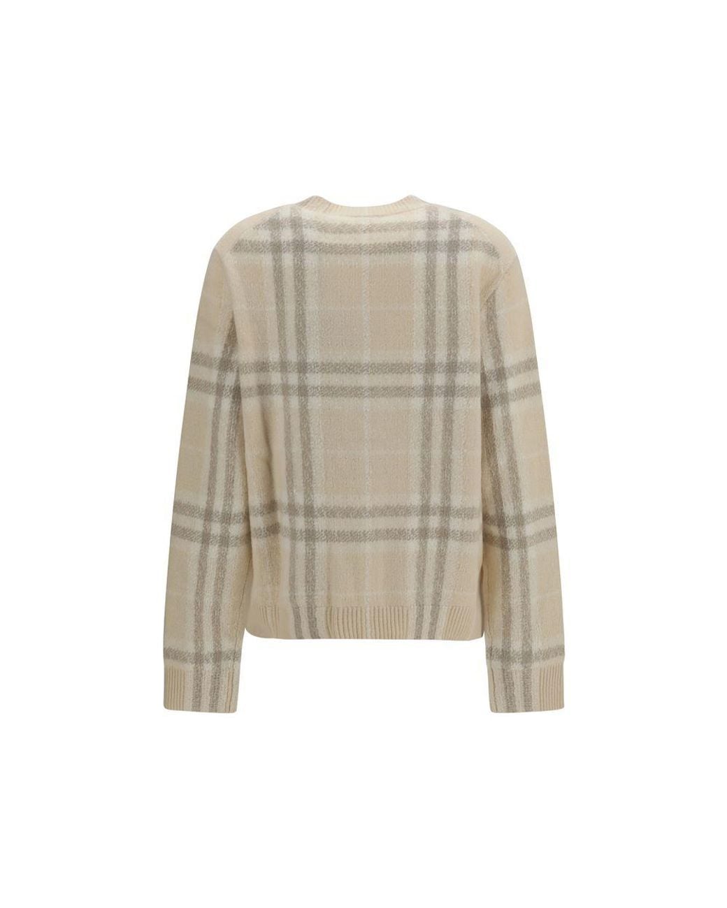 Burberry Natural Beige Cashmere Cardigan