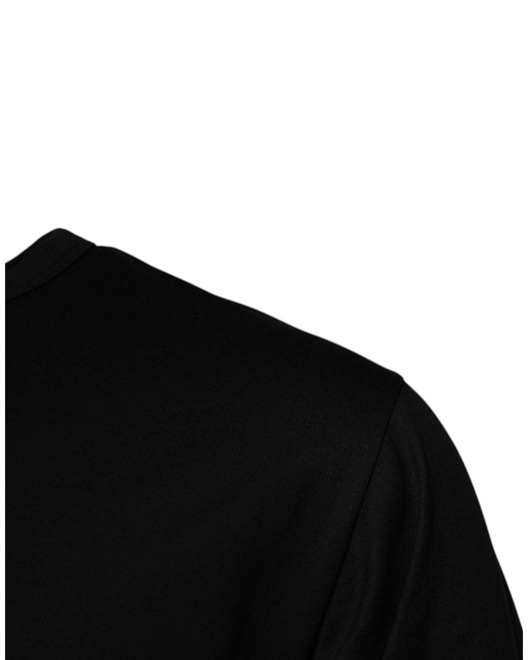 Dolce & Gabbana Black Short Sleeve Crew Neck Tshirt for men