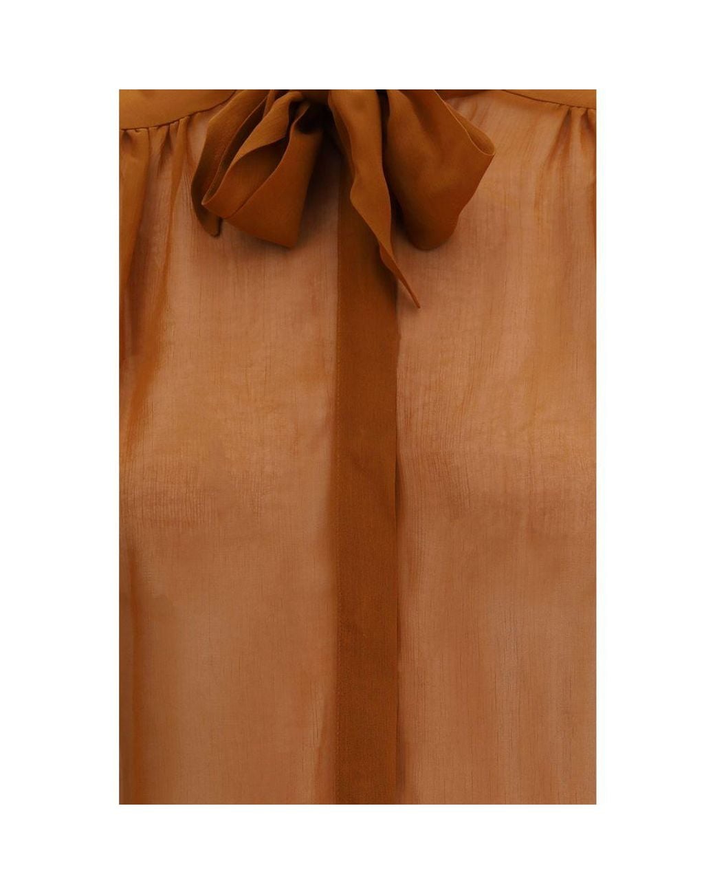 Lardini Brown Viscose Blouse