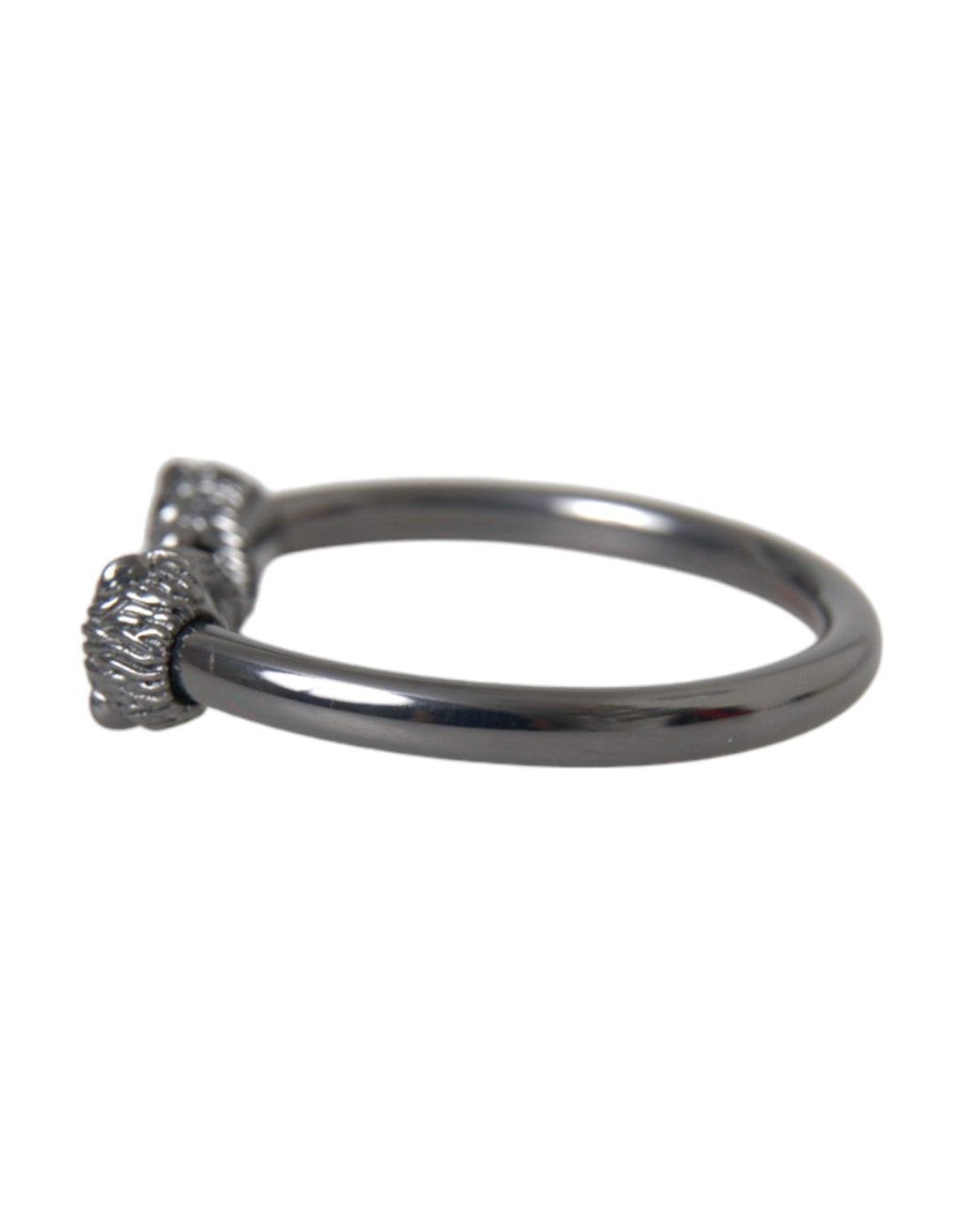 Nialaya Multicolor Black Rhodium Lion Bangle Bracelet