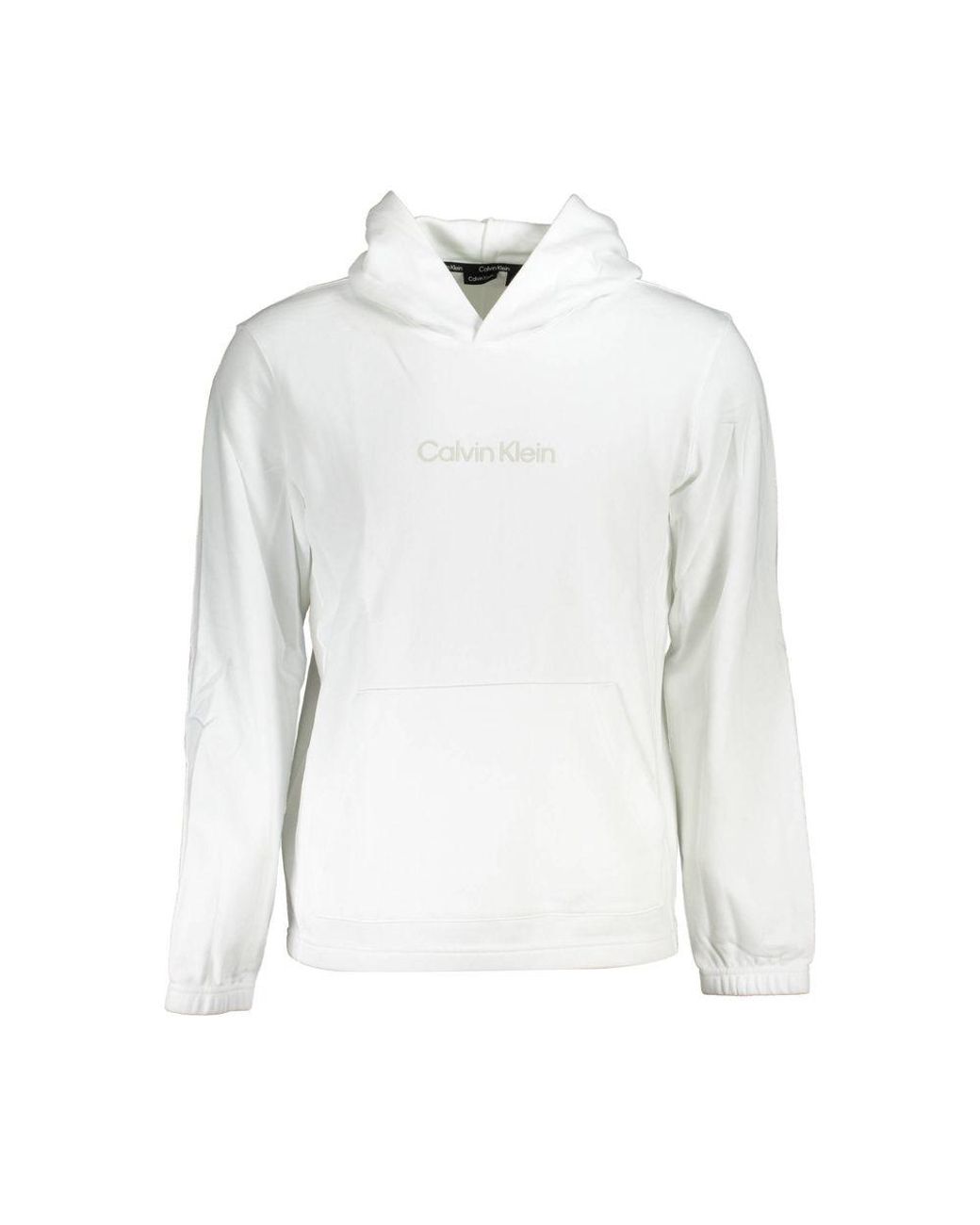 Calvin Klein White Cotton Sweater for men
