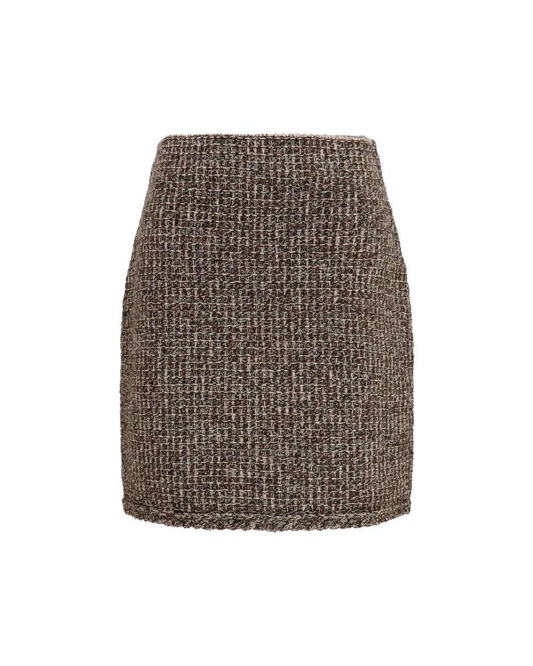 Fabiana Filippi Brown Polyamide Mini Skirt