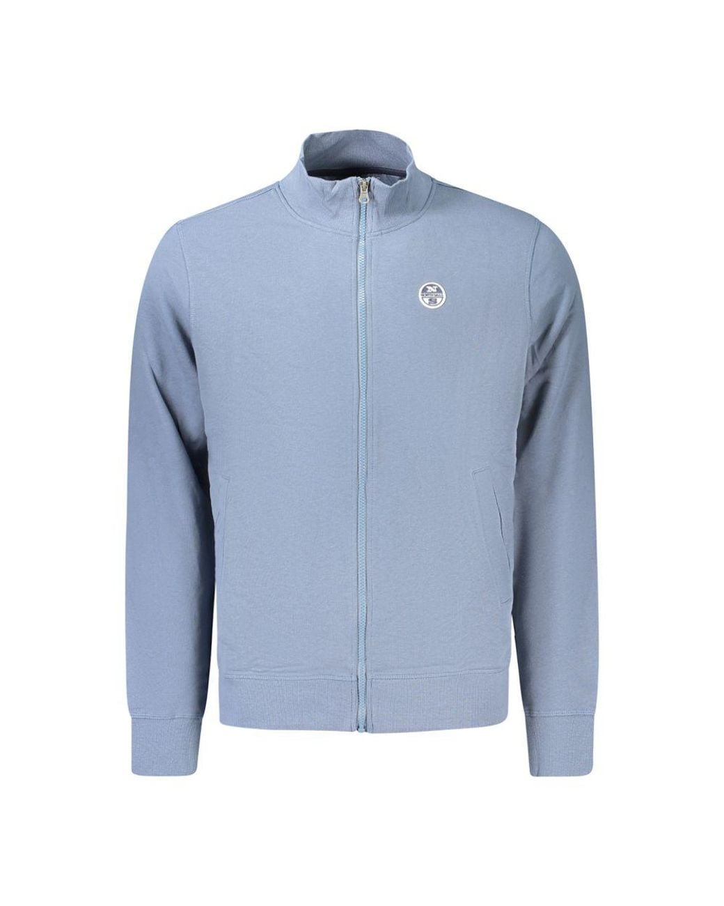 North Sails Blue Cotton Men's Sweatshirt for men