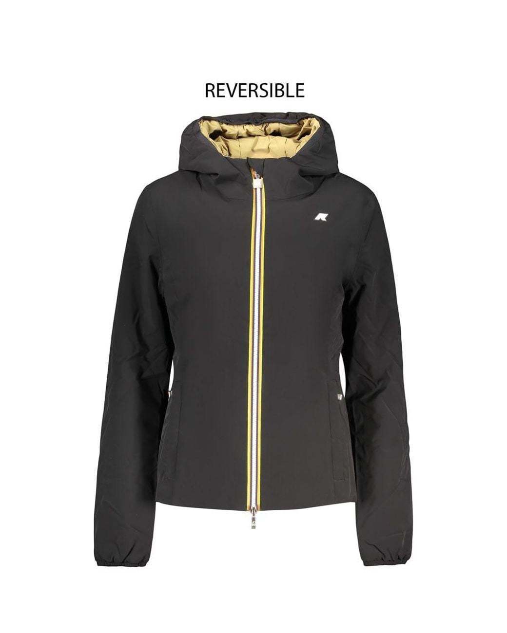 K-Way Black Nylon 's Jacket - S