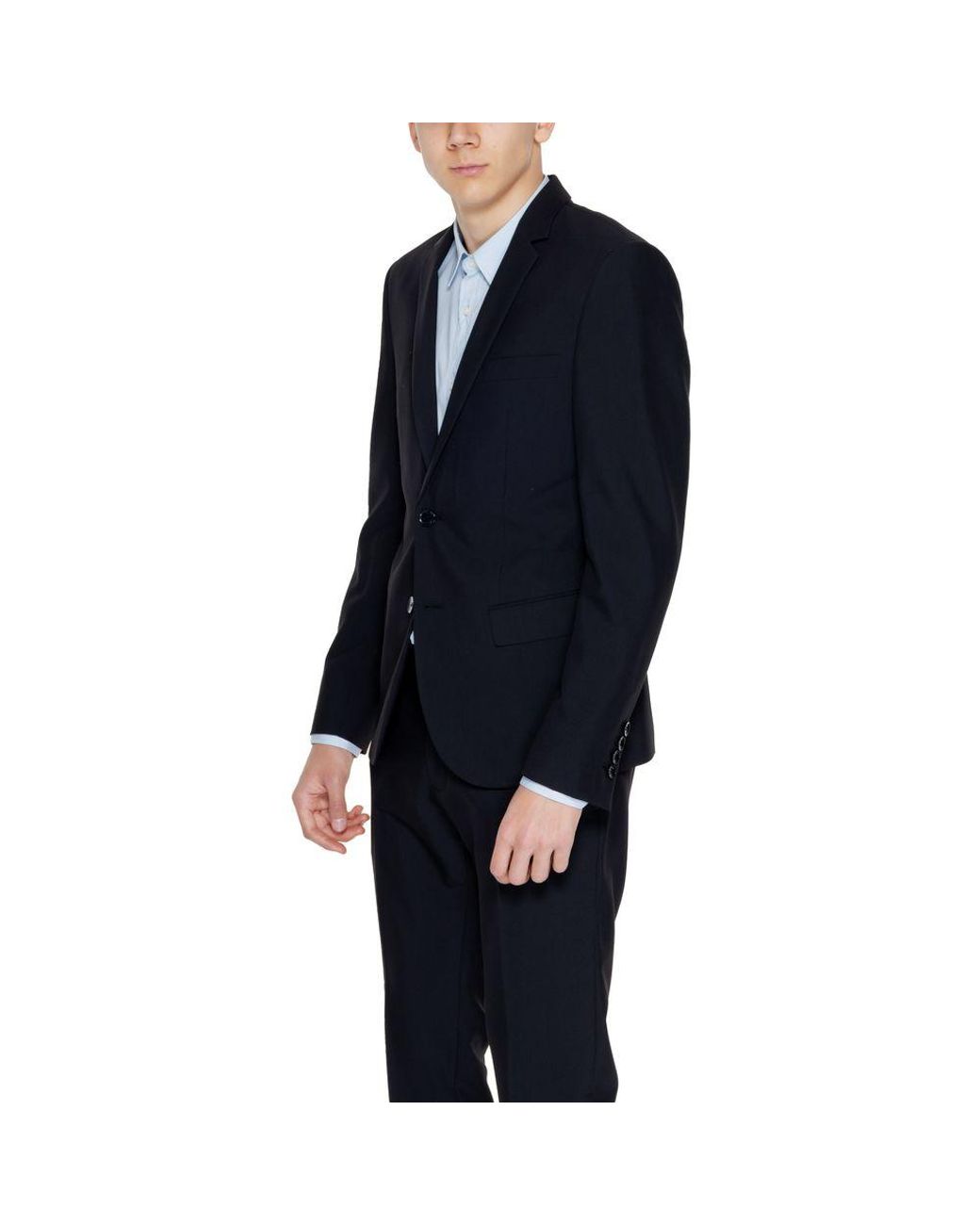 Antony Morato Blue Polyester Blazer for men