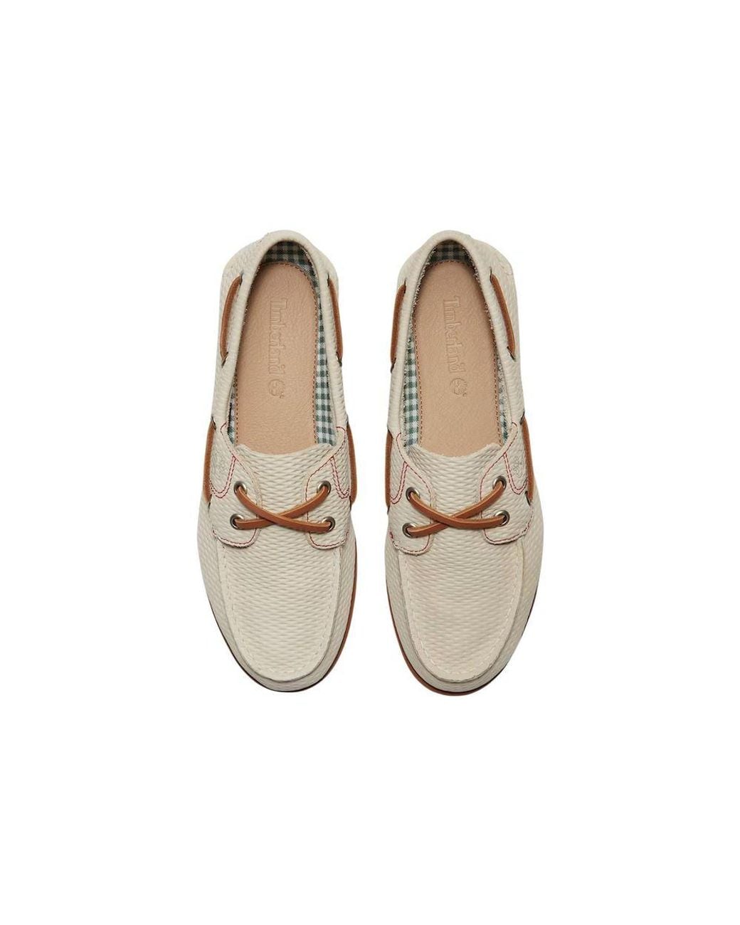 Timberland White Beige Leather Platform Pumps