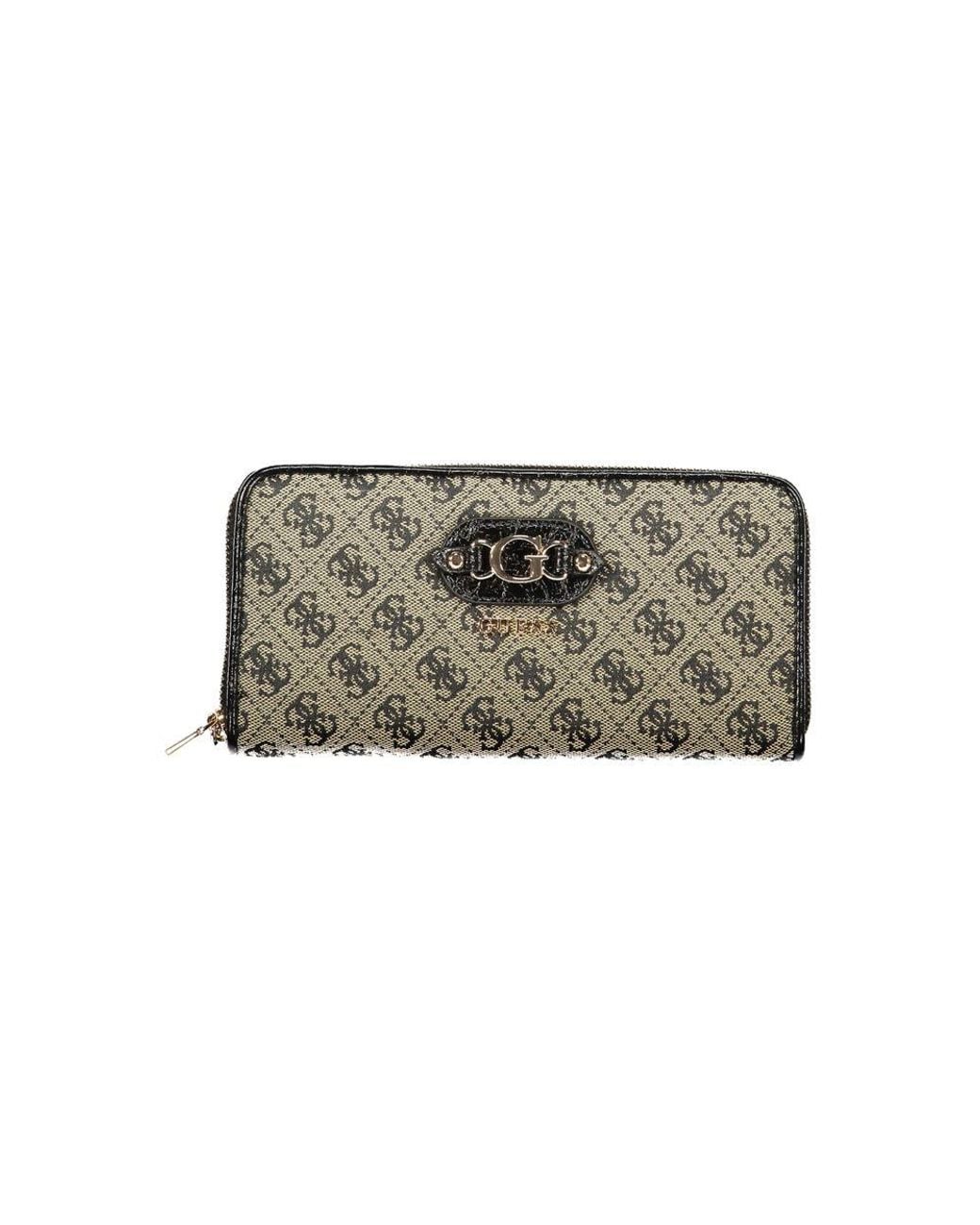 Guess Green Black Polyester Wallet