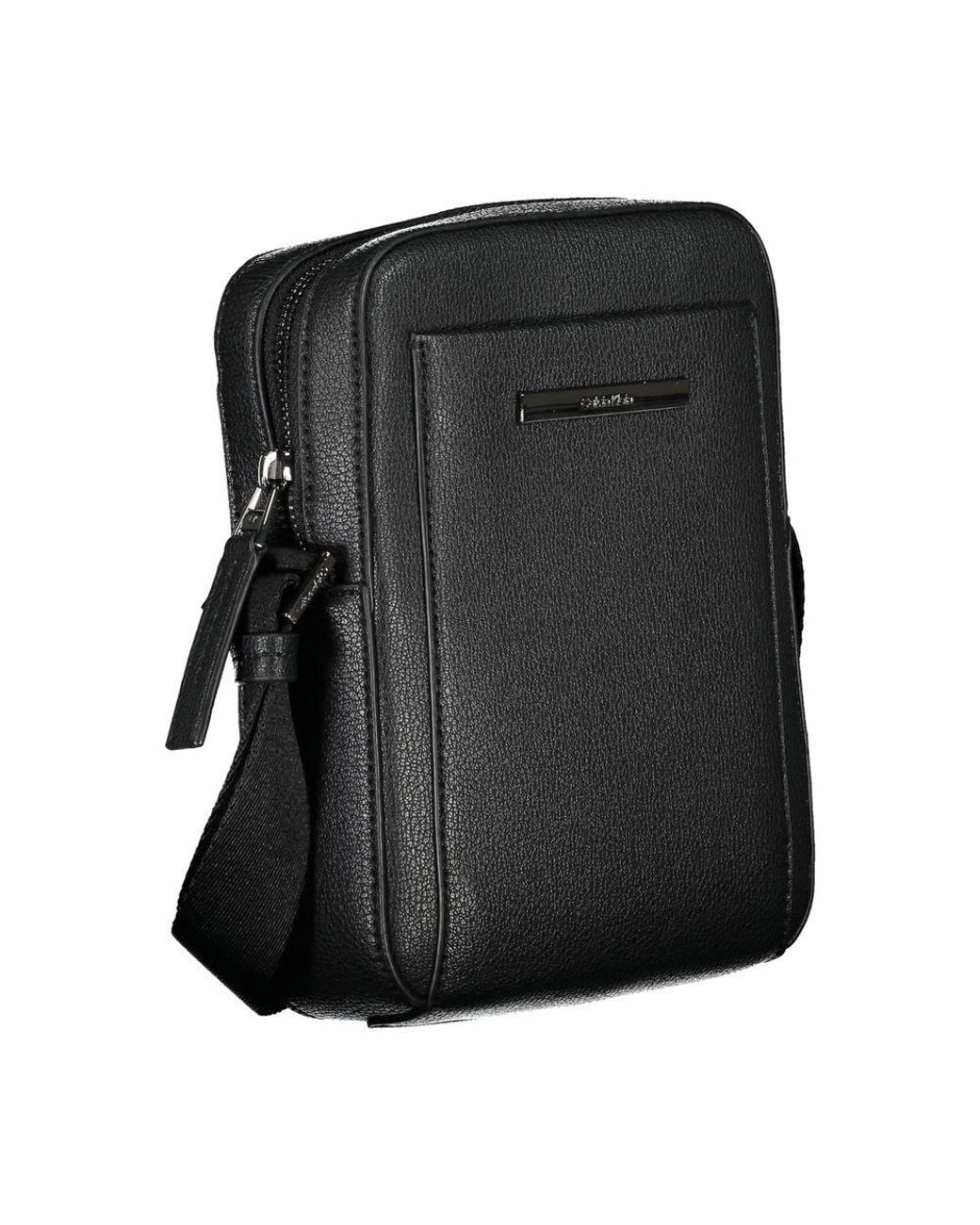 Calvin Klein Black Sleek Shoulder Bag With Logo Detail for men
