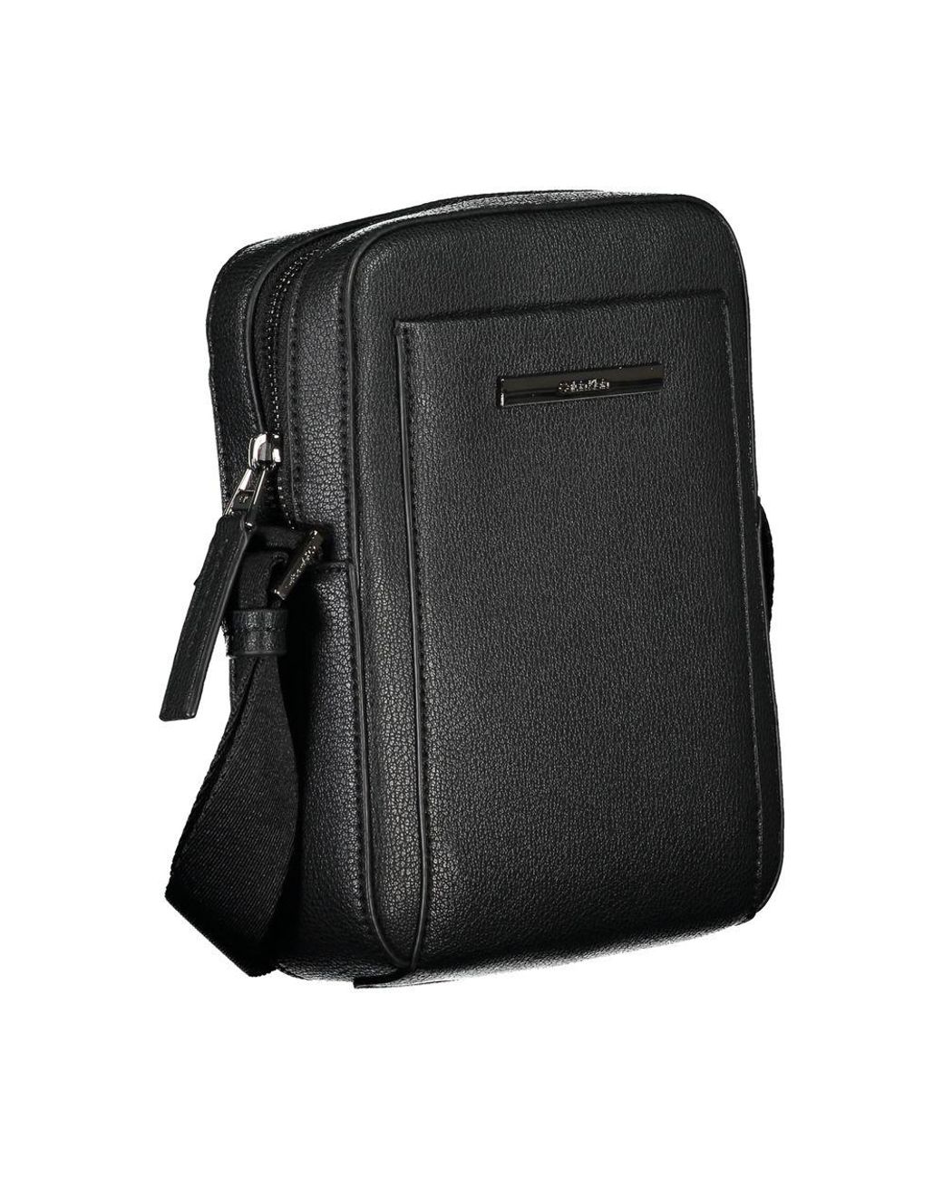 Calvin Klein Black Sleek Shoulder Bag With Logo Detail for men