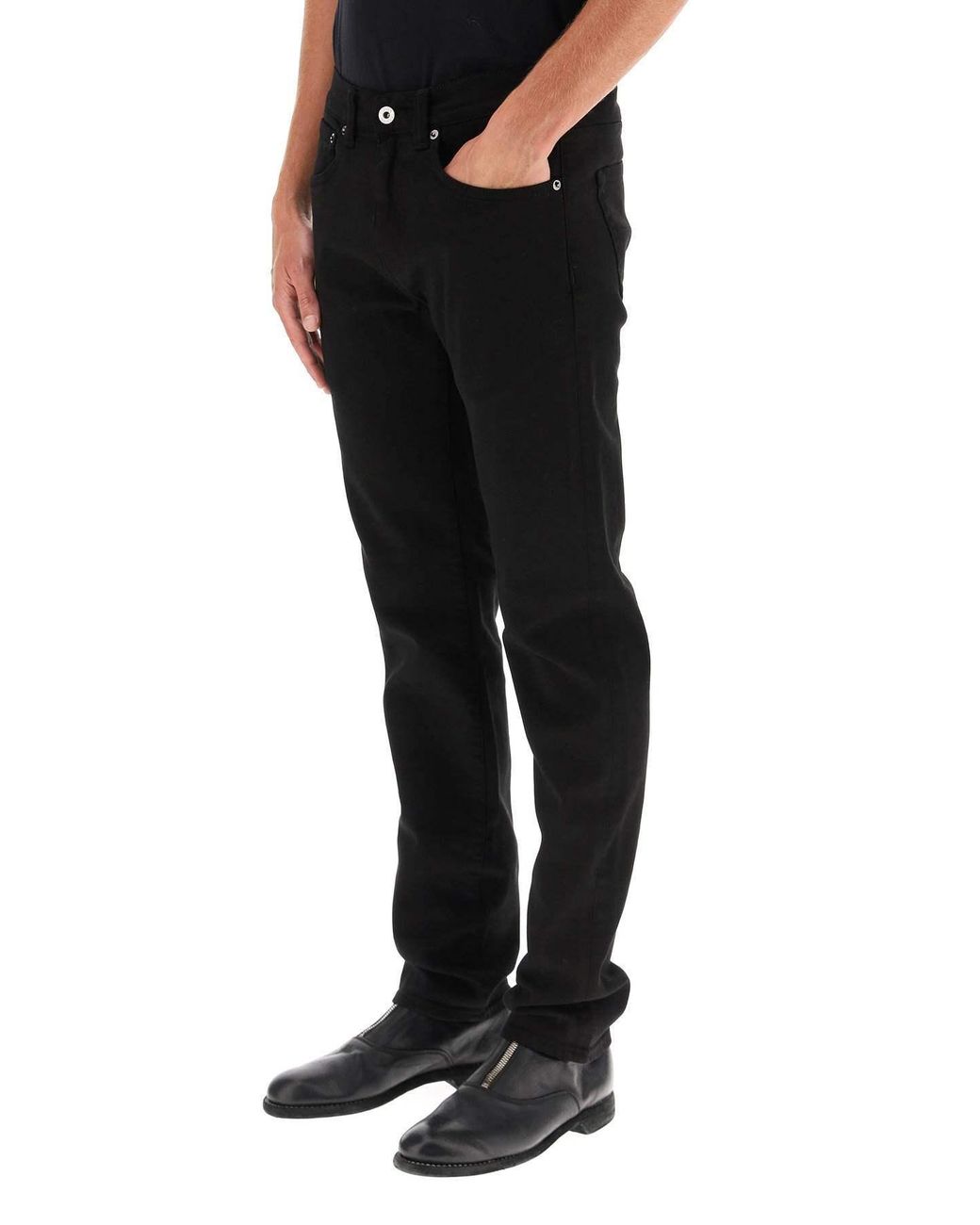 Edwin Denim Ed-80 Slim Tapered Jeans in Black for Men - Lyst