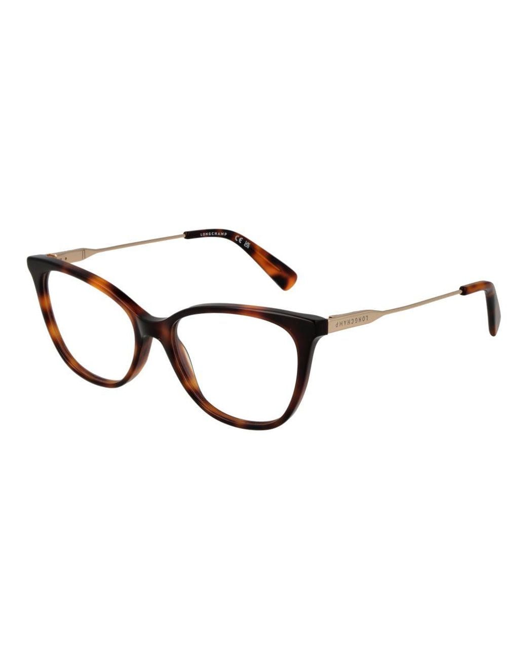 Longchamp Brown Metal Glasses (frames)