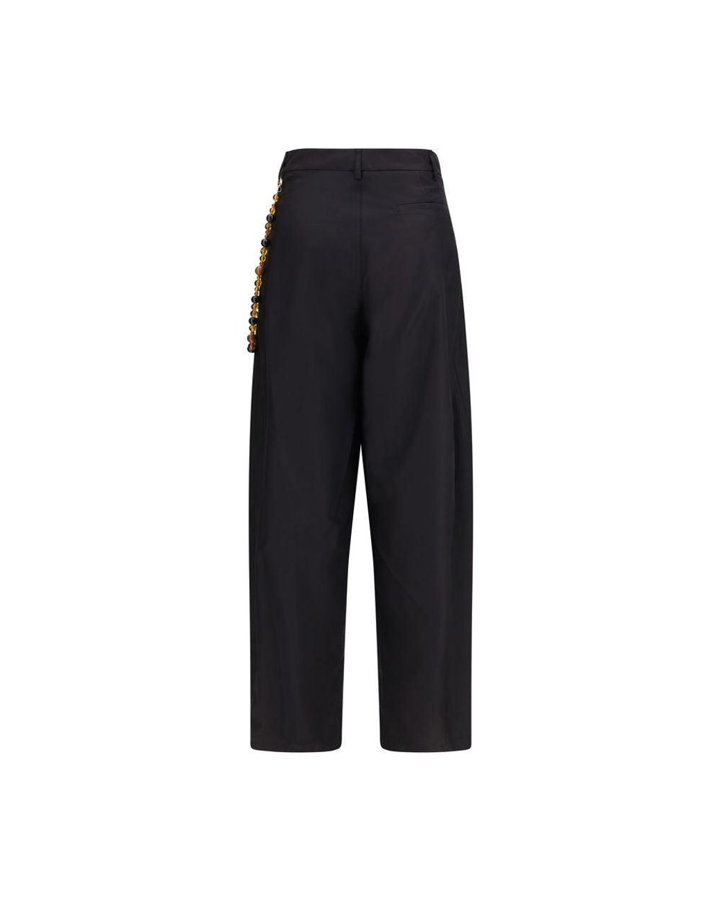 DARKPARK Black Cotton Casual Pants