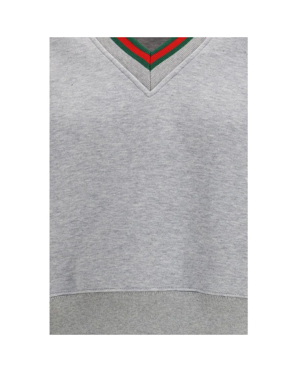Gucci Gray Cotton Sweatshirt