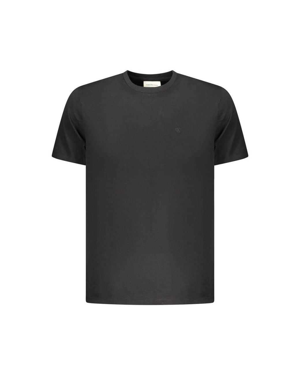Calvin Klein Black Cotton T-Shirt for men