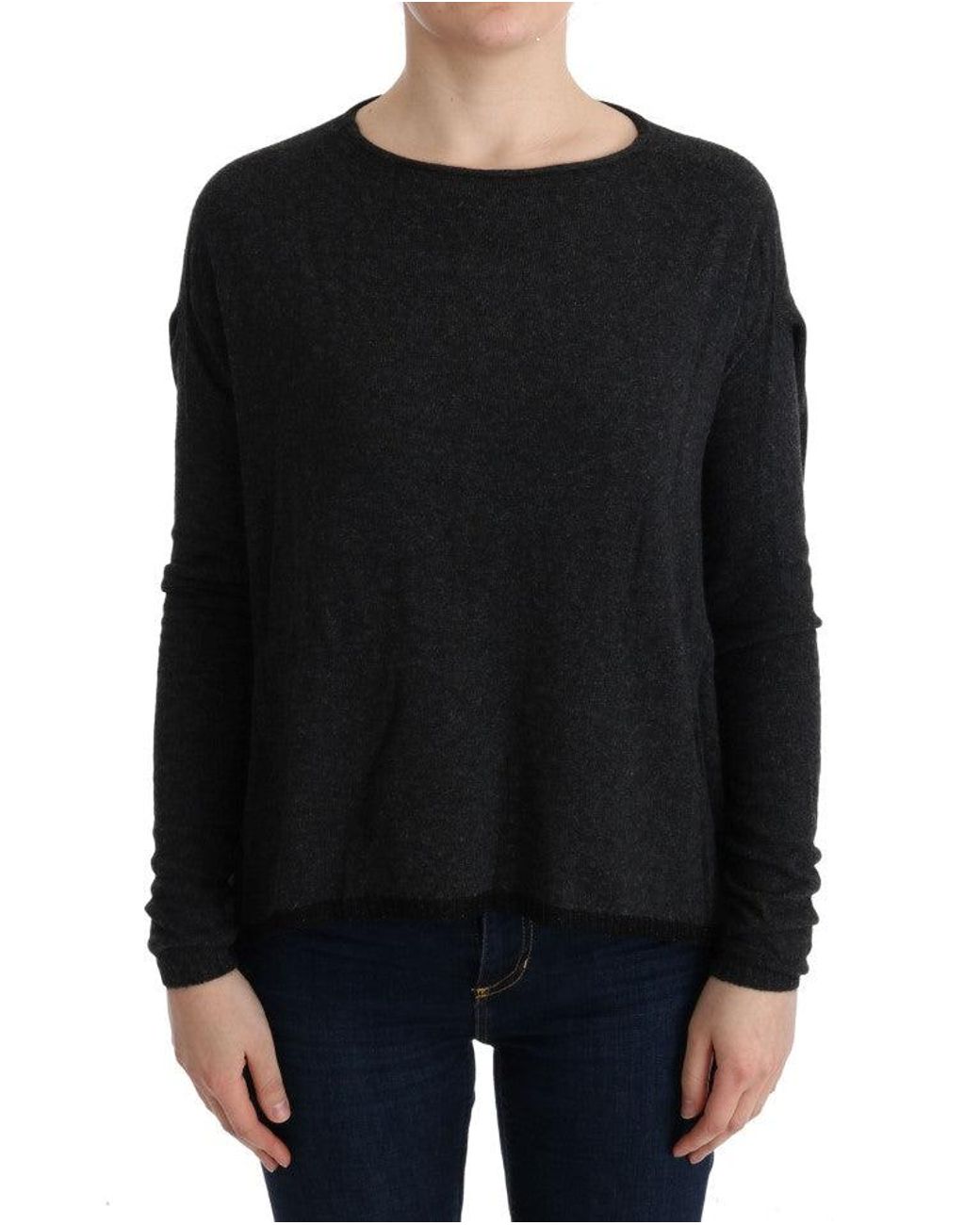 CoSTUME NATIONAL Black Viscose Knitted Sweater
