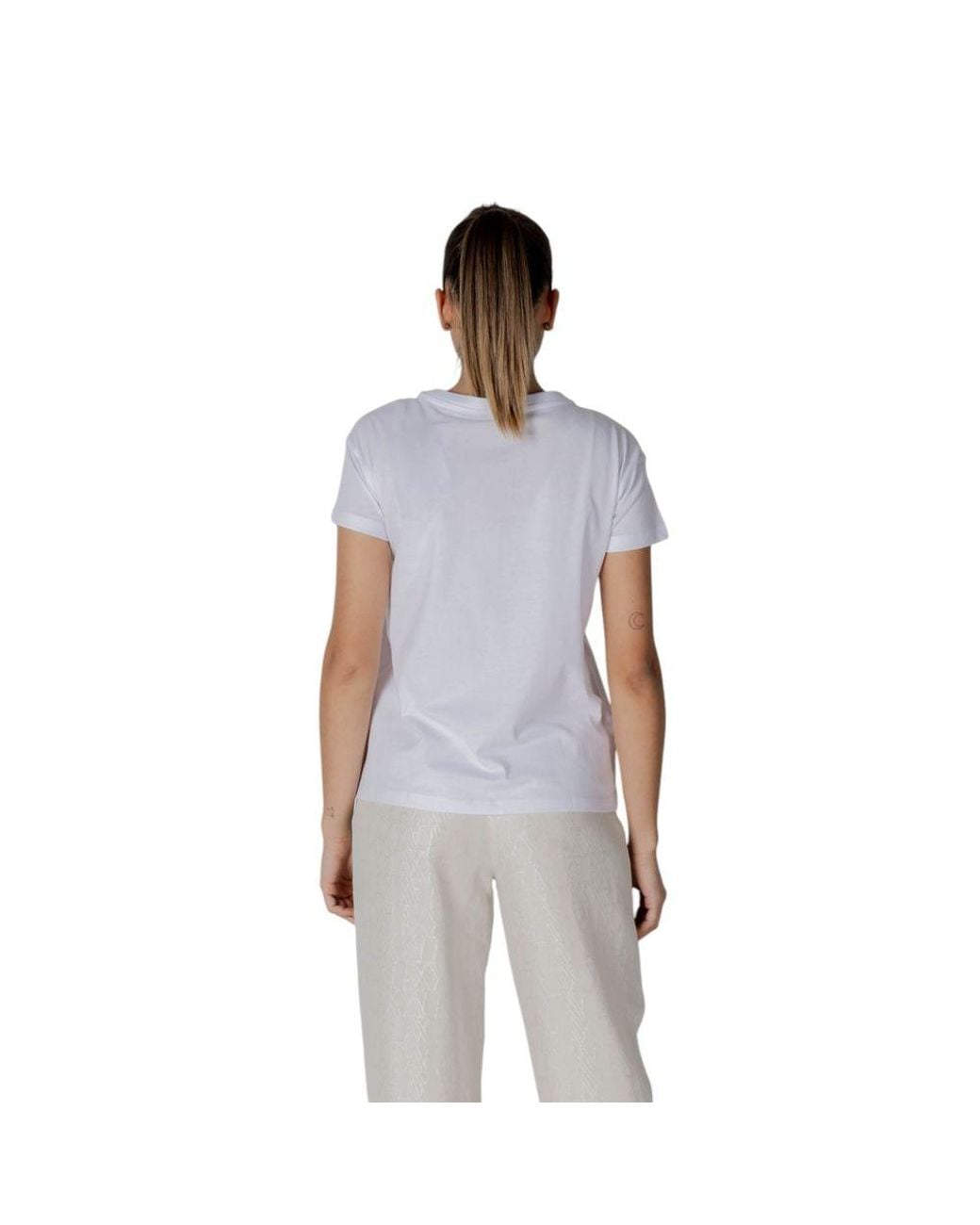 ARMANI EXCHANGE Blue Cotton T-Shirt