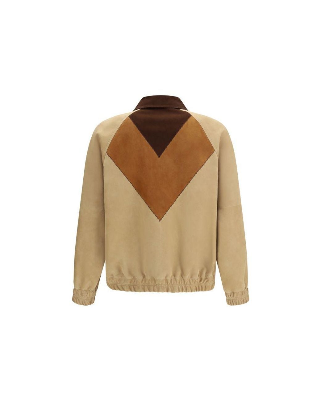 Valentino Brown Leather Jacket for men