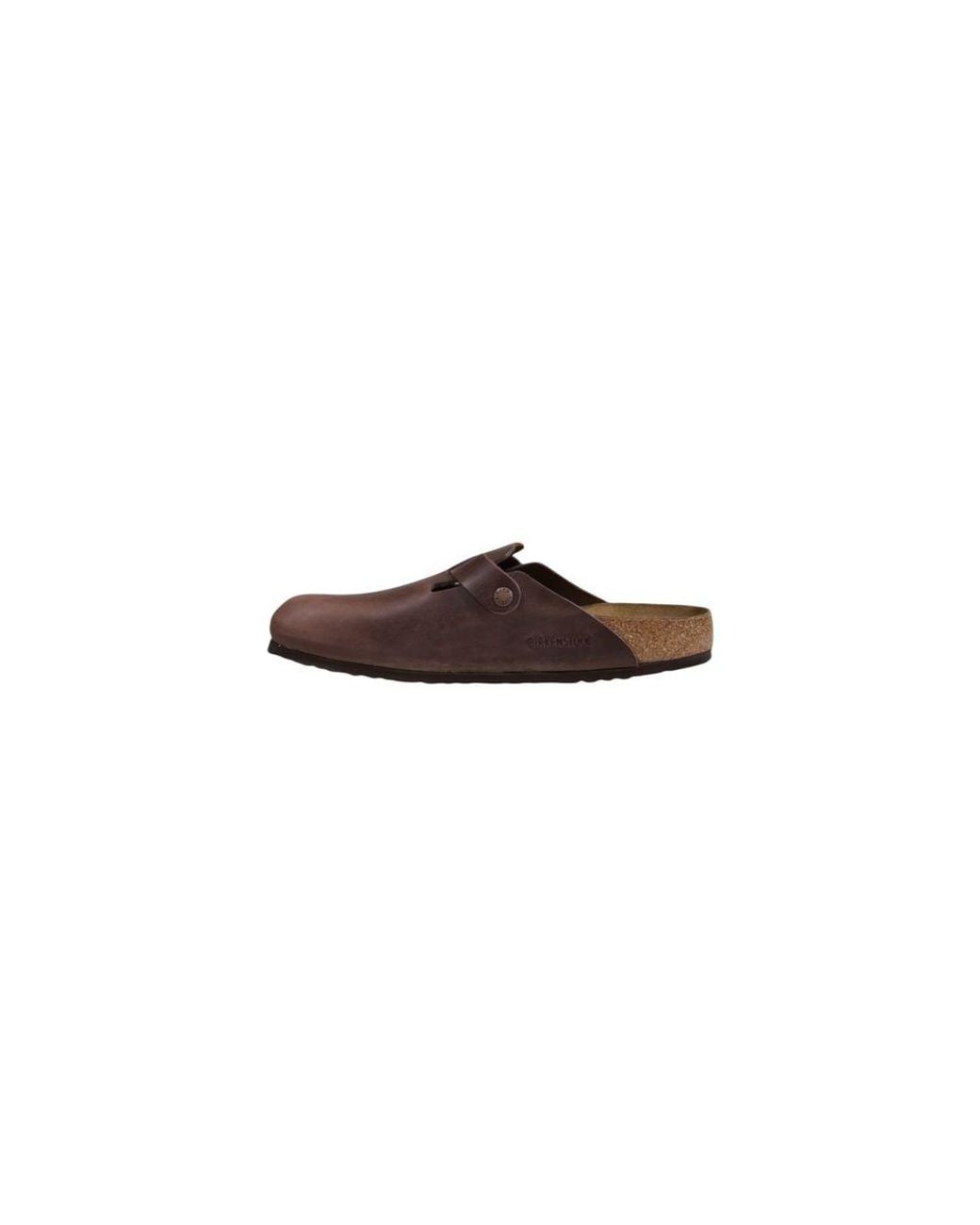 Birkenstock Brown Leather Flat Sandals for men