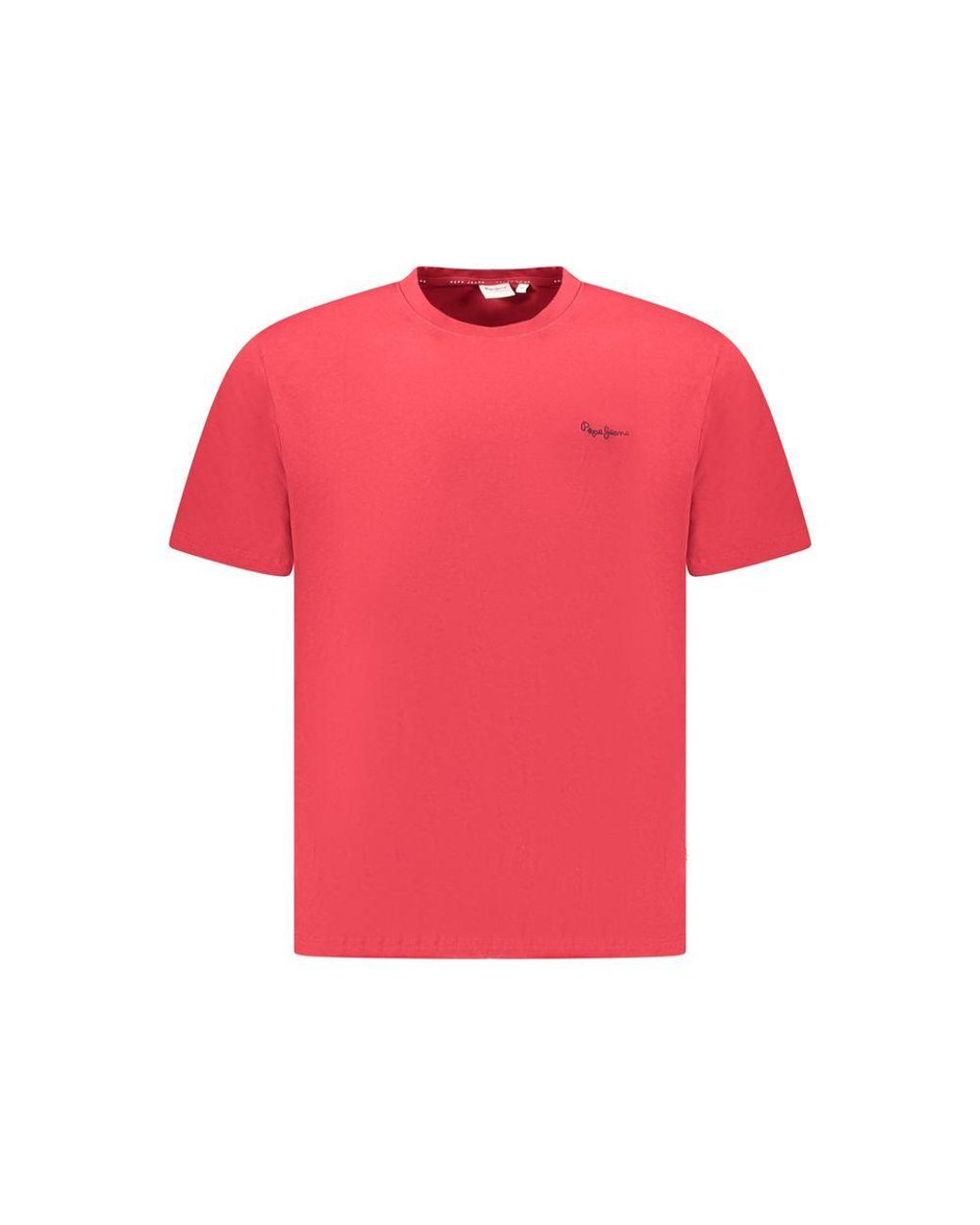 Pepe Jeans Pink Cotton T-Shirt for men