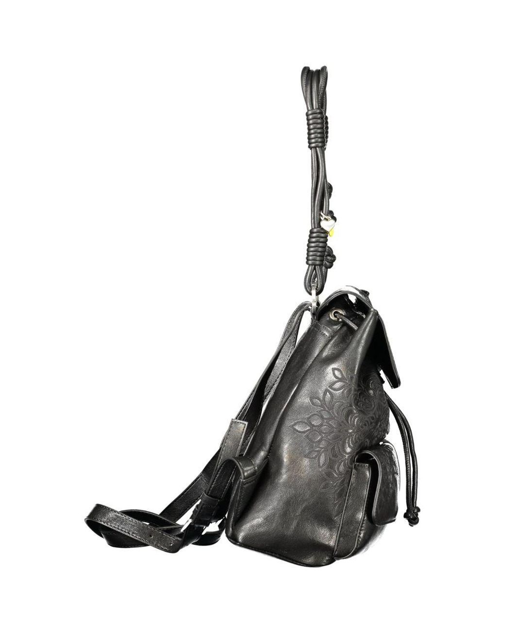 Desigual Black Polyurethane 's Mini Backpack