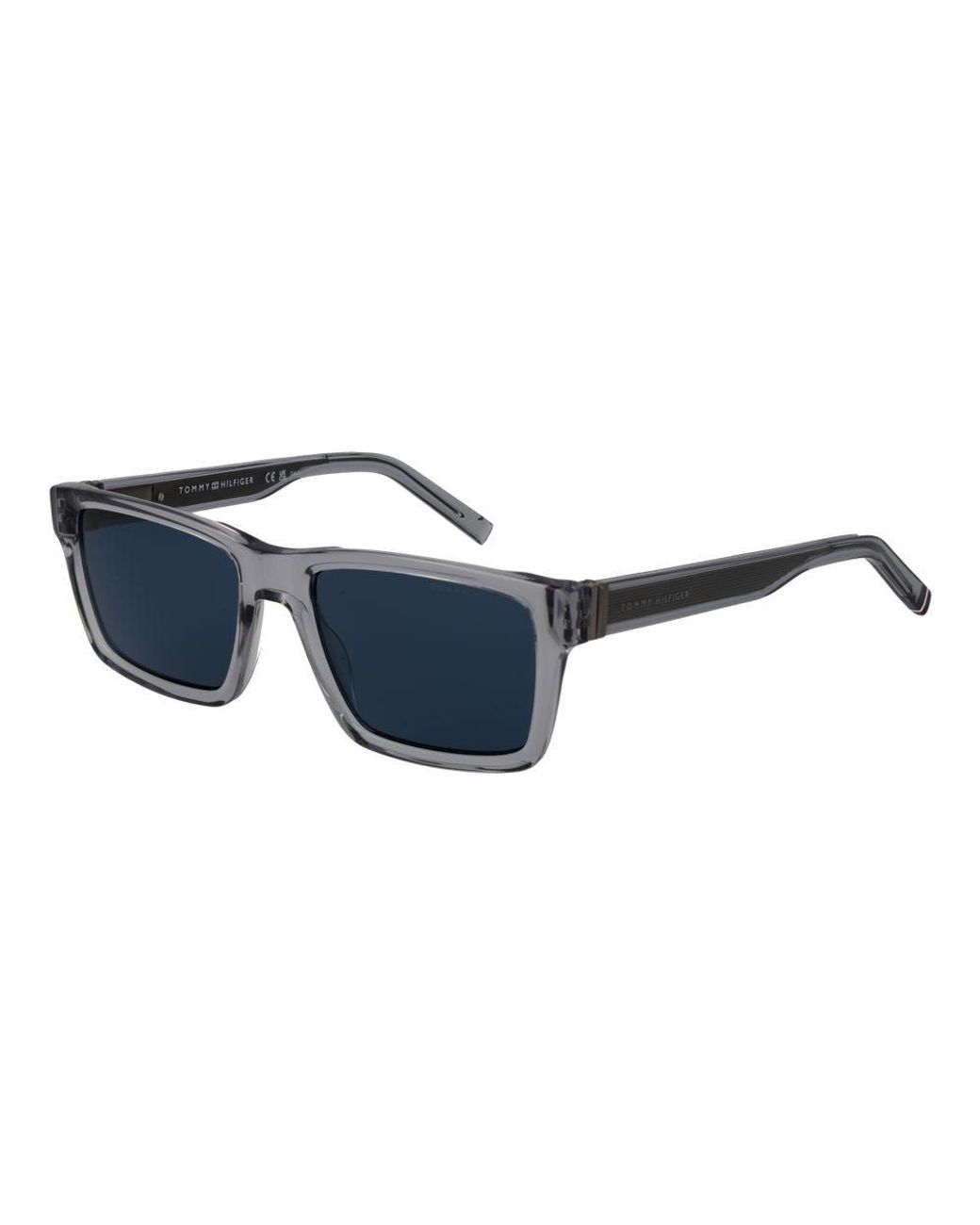 Tommy Hilfiger Blue Gray Acetate Sunglasses for men