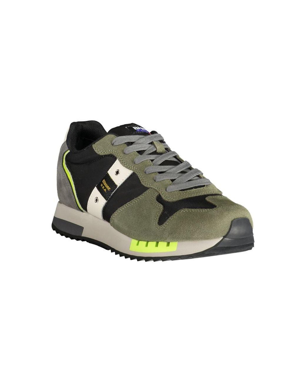 Blauer Green Polyester Sneaker for men