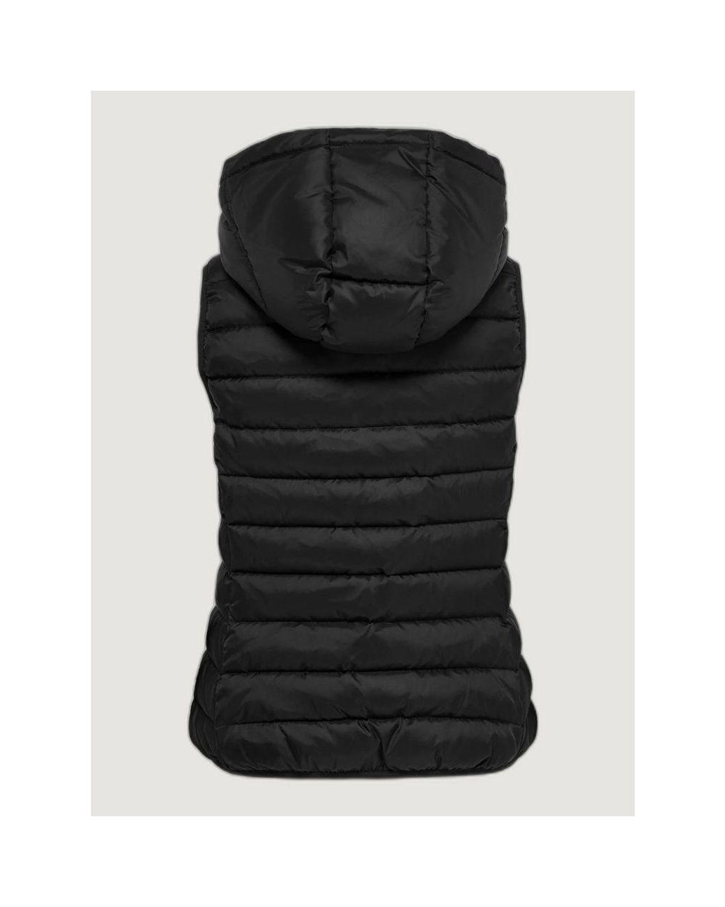 ONLY Black Polyester Sleveless Jacket