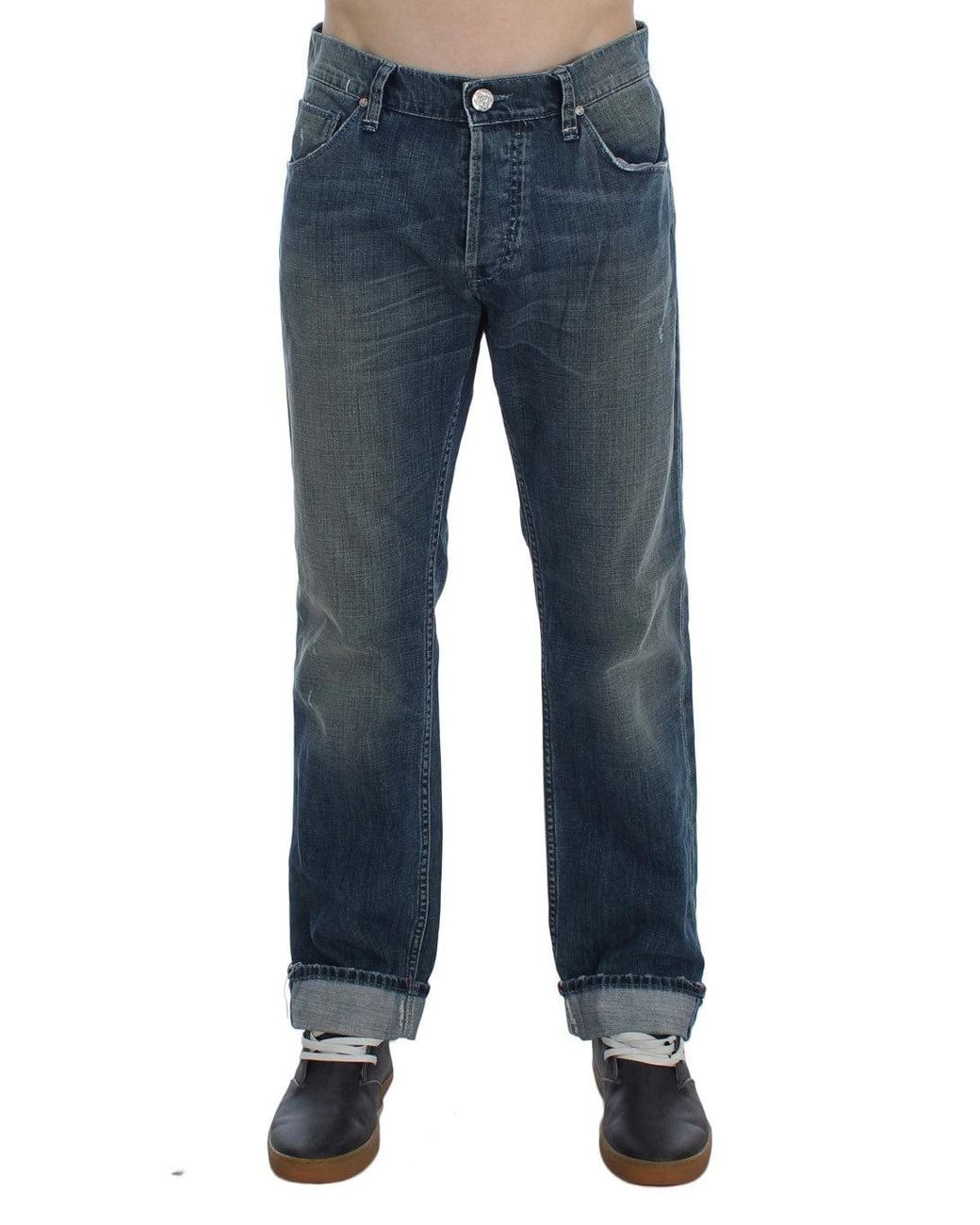 Acht Denim Straight Fit Jeans Blue Sig30493 for men