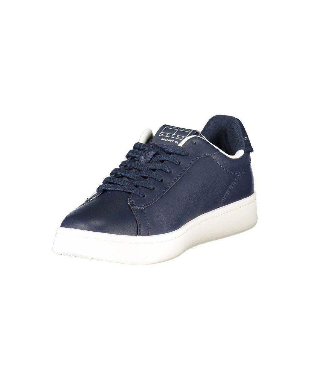 Tommy Hilfiger Blue Polyurethane Sneaker for men