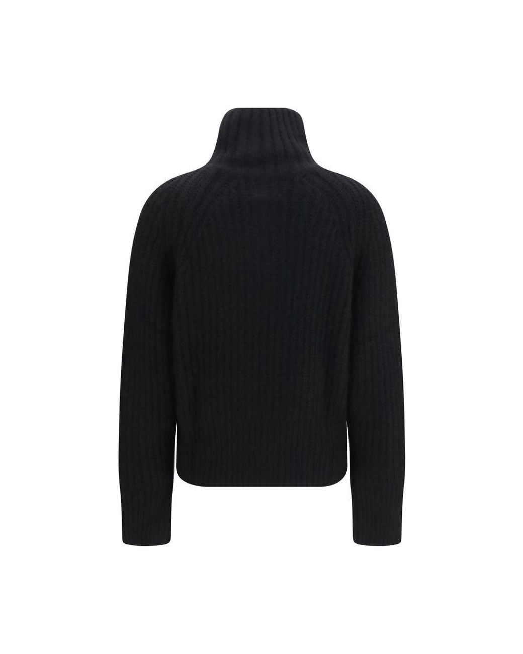 Allude Black Cashmere Sweater