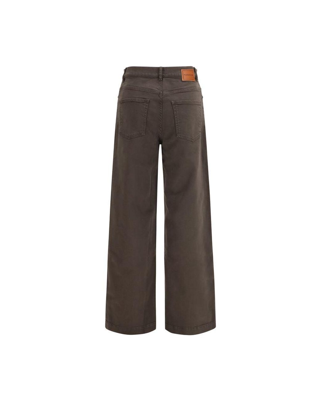 P.A.R.O.S.H. Brown Cotton Casual Pants