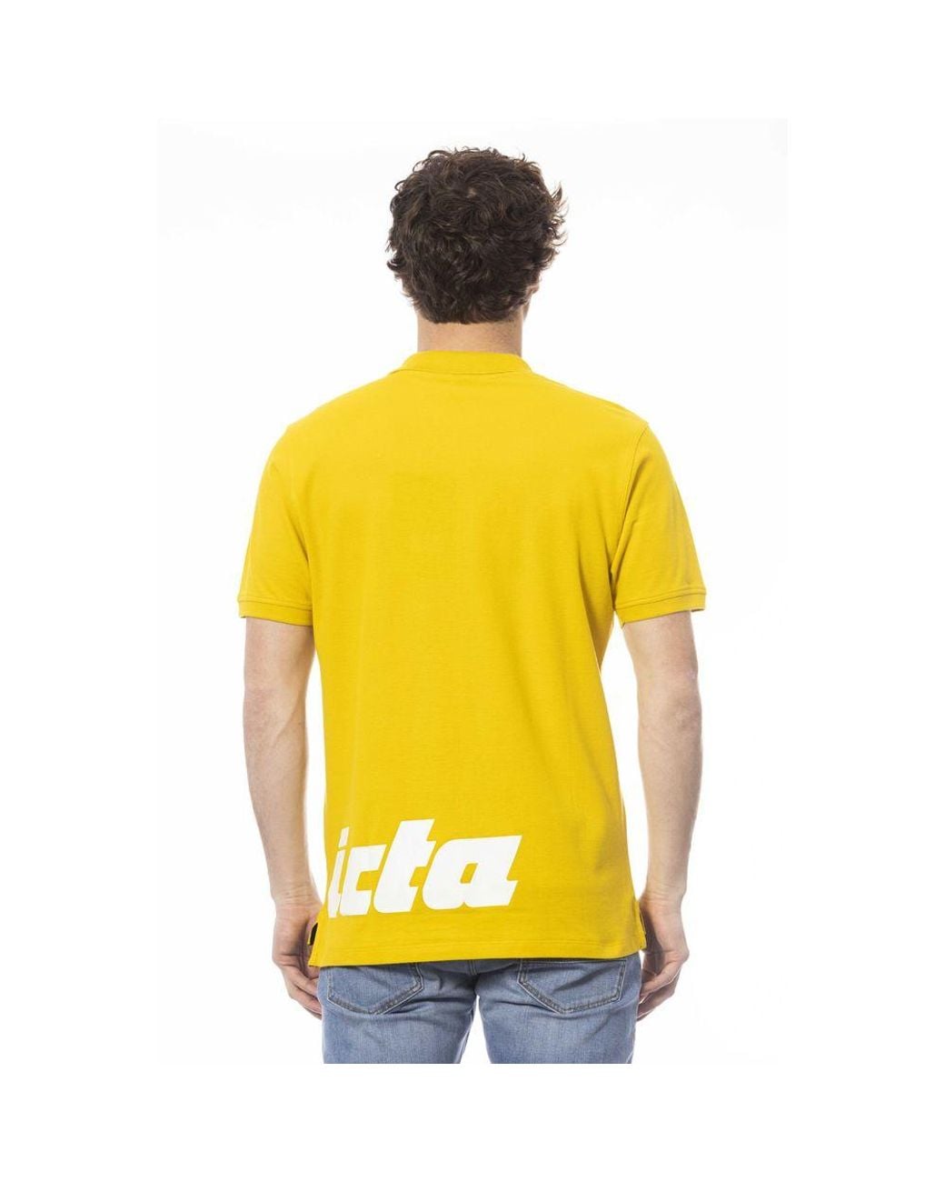 INVICTA WATCH Yellow Cotton Men Polo Shirt for men