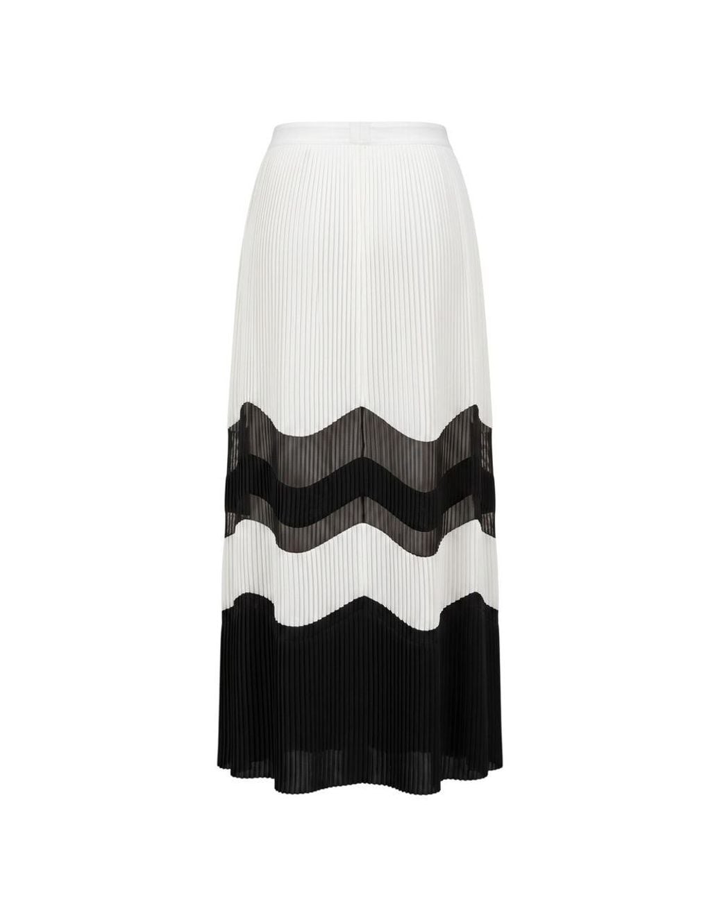Trussardi White Polyester Skirt