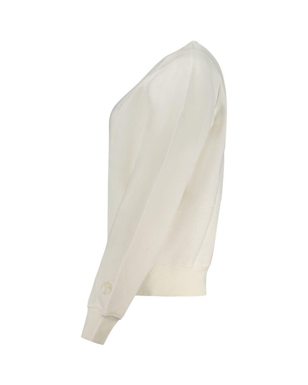 North Sails White Bianco Cotton Sweatshirt