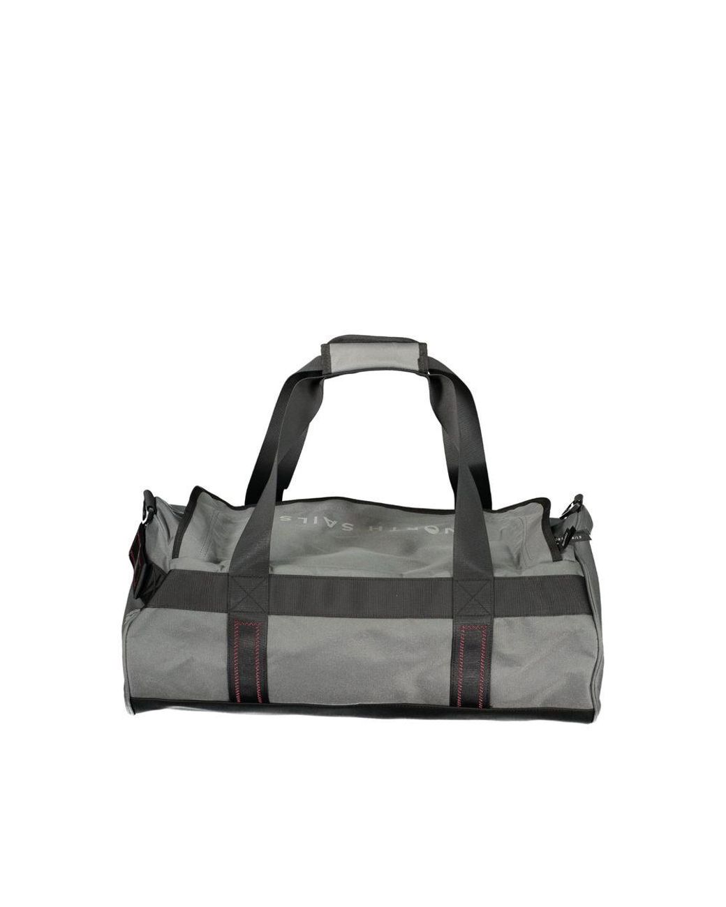 North Sails Black Grigio Polyester Men's Duffle Bag for men