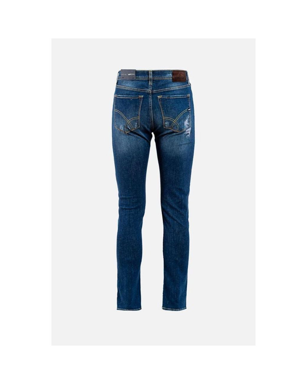 Gas Blue Cotton Jeans Denim for men