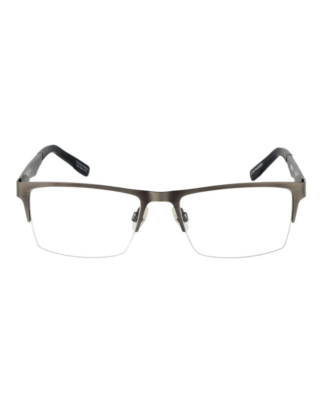 Spy Black Gray Plastic Glasses (frames) for men