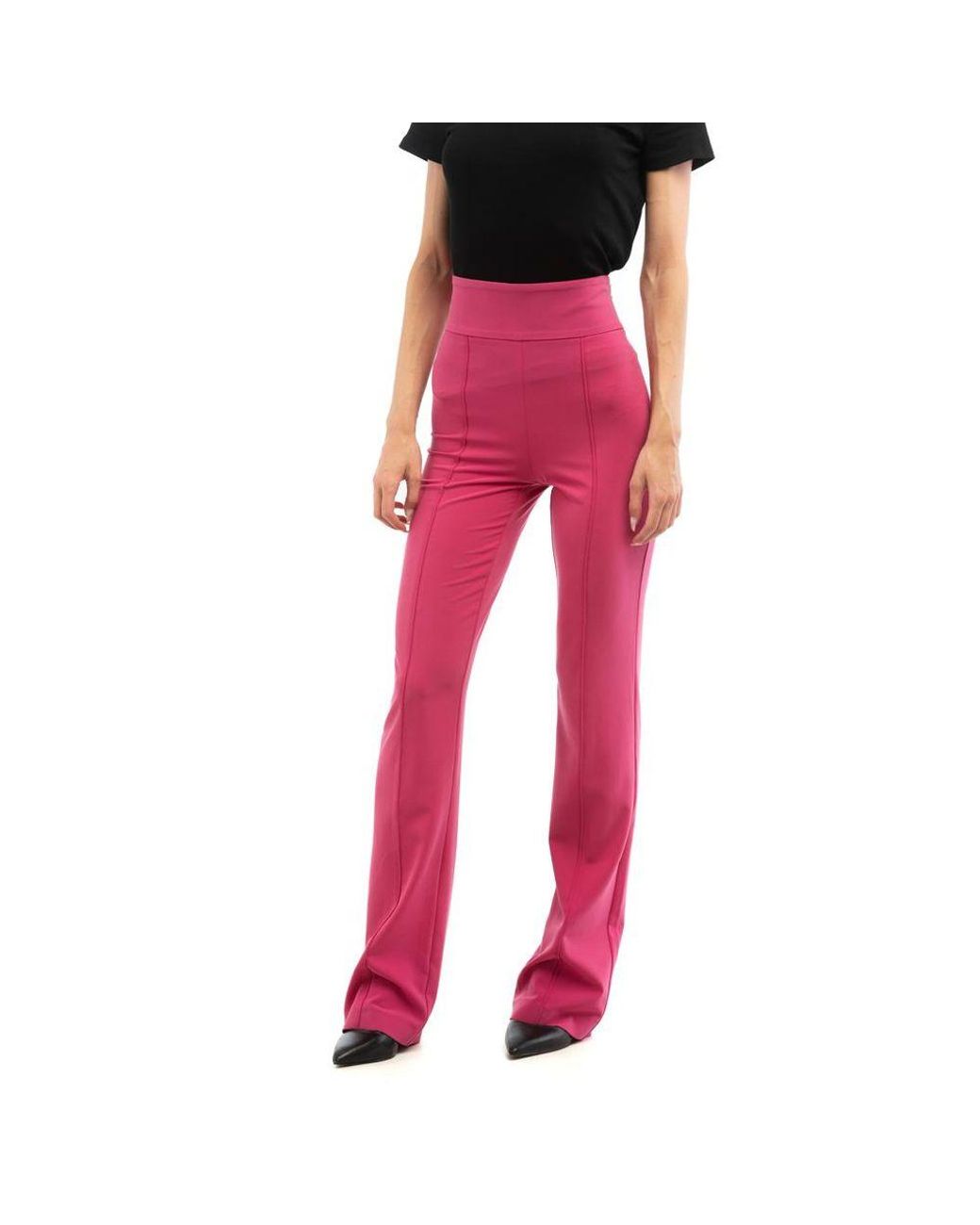Patrizia Pepe Red Polyester Casual Pants