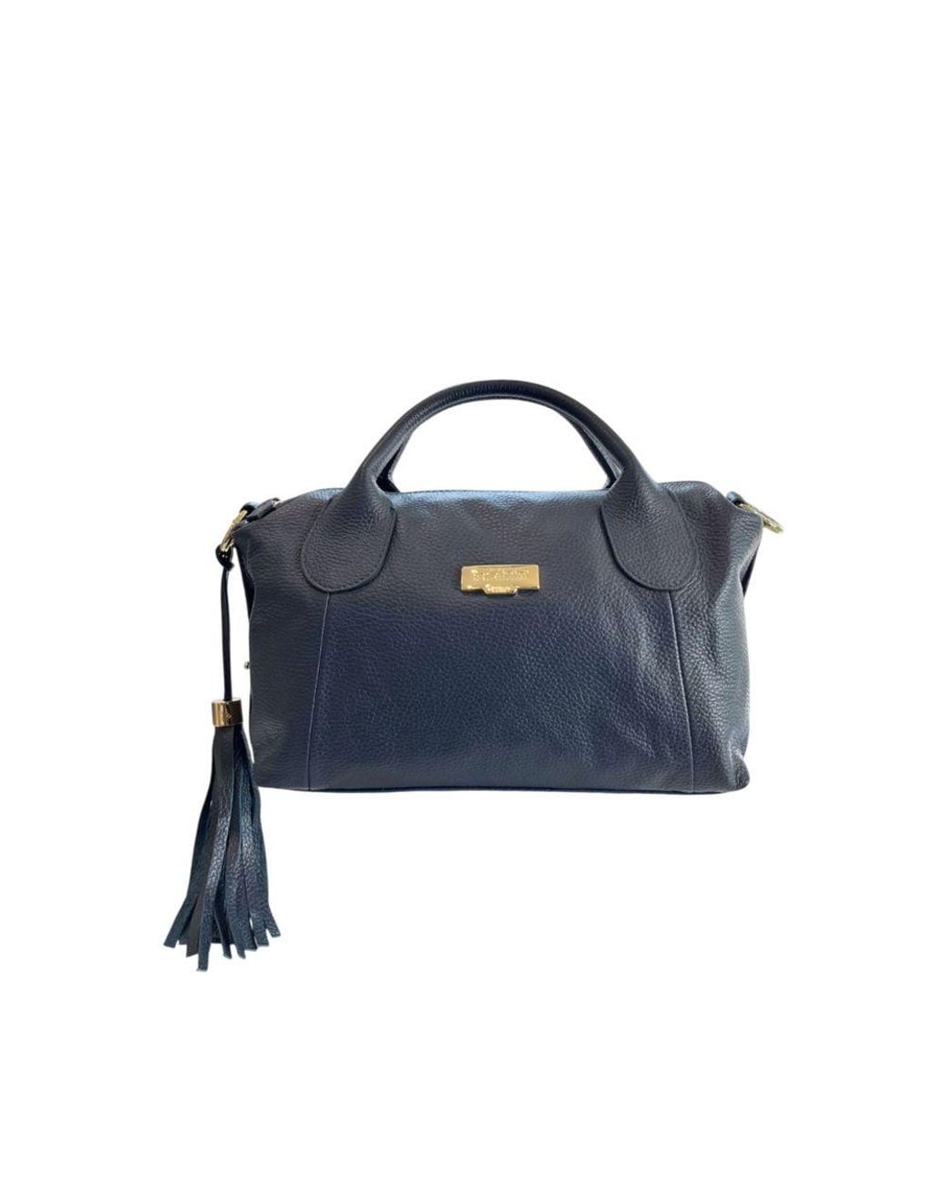 Baldinini Blue Leather Handbag