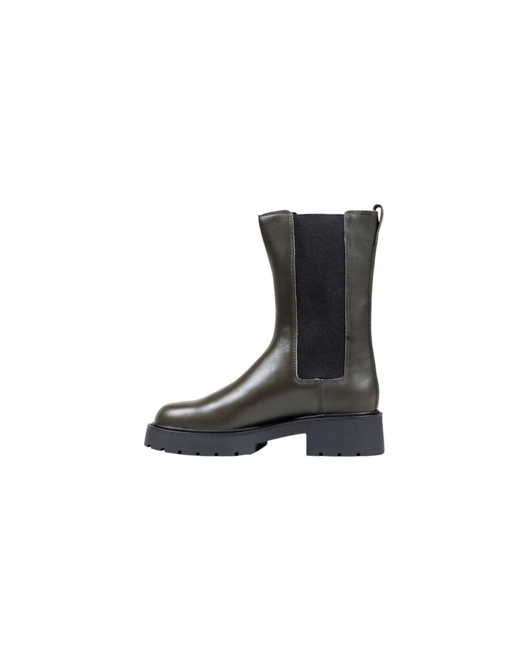Calvin Klein Black Ankle Boots Lug Sole Elastic