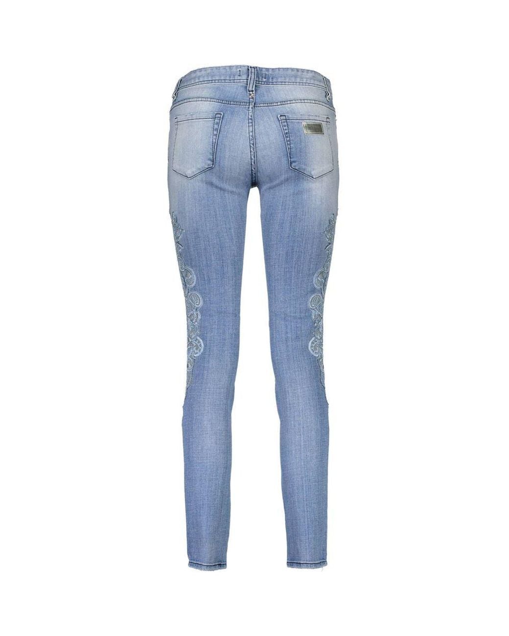 Just Cavalli Blue Cotton Jeans