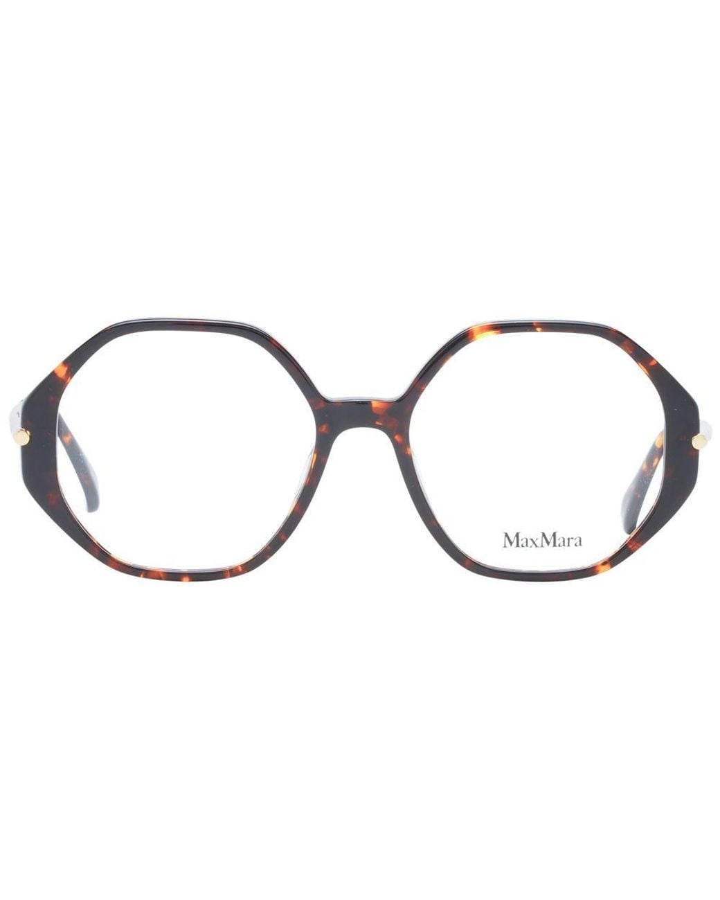 Max Mara Metallic Brown Plastic Glasses (frames)