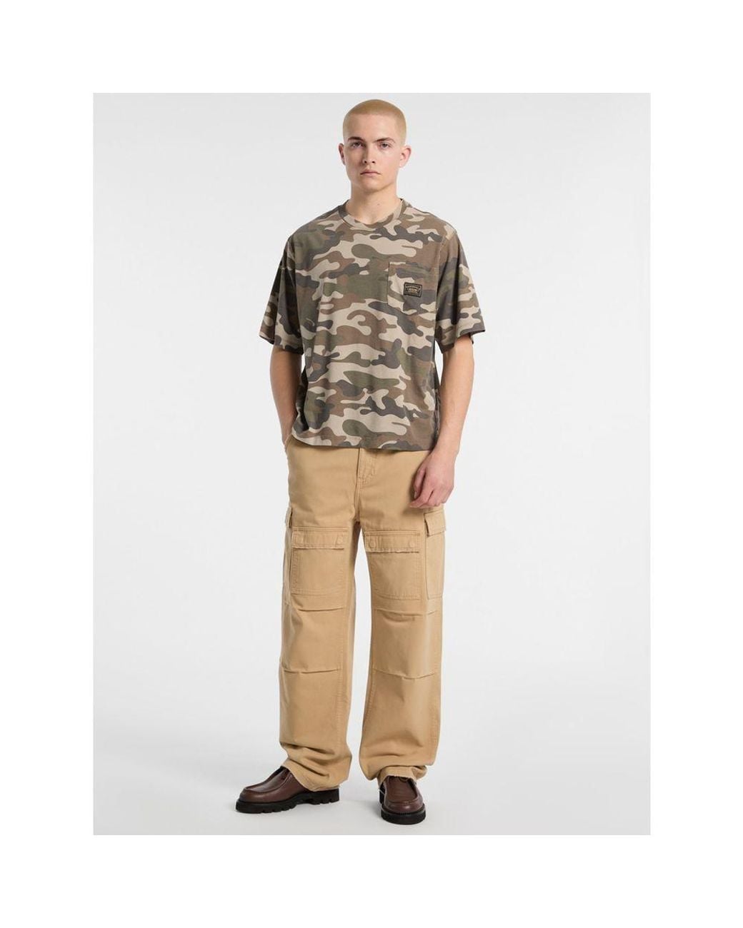 Guess Brown Cotton T-Shirt for men