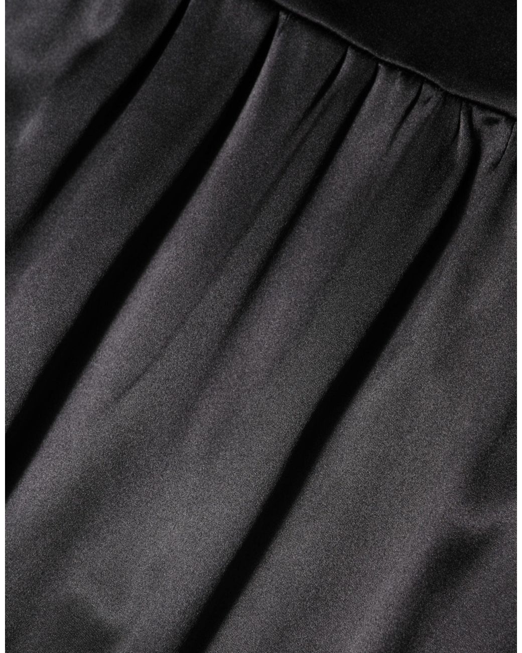 Dolce & Gabbana Black Lace Trimmed Slip Dress