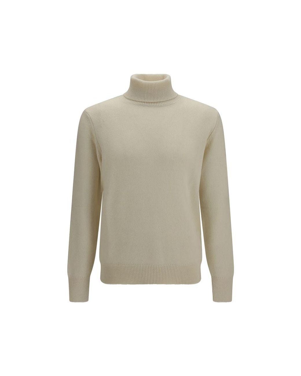Aragona Cashmere Gray White Cashmere Sweater for men