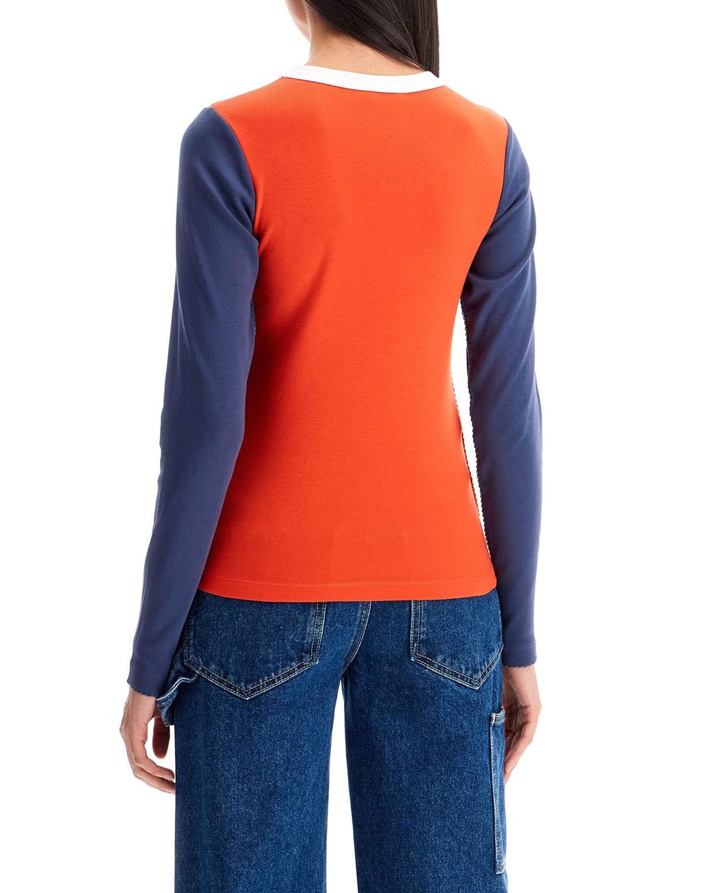 Saks Potts Long-Sleeved Betsy T in Orange | Lyst