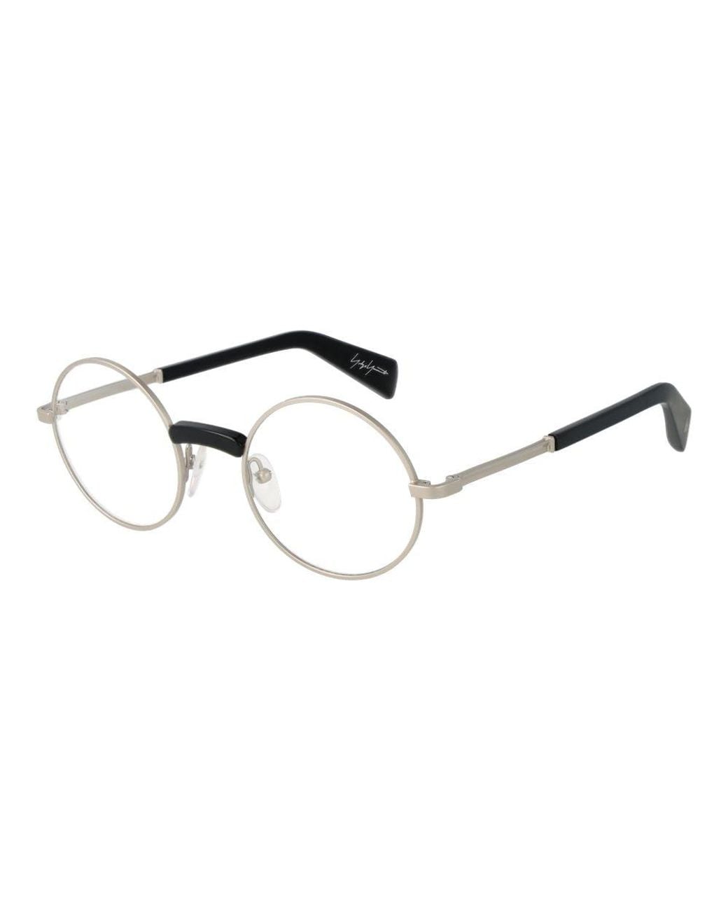 Yohji Yamamoto Brown Metal Glasses (Frames) for men